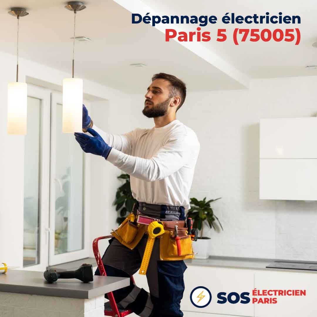 Dépannage électricien Paris 5